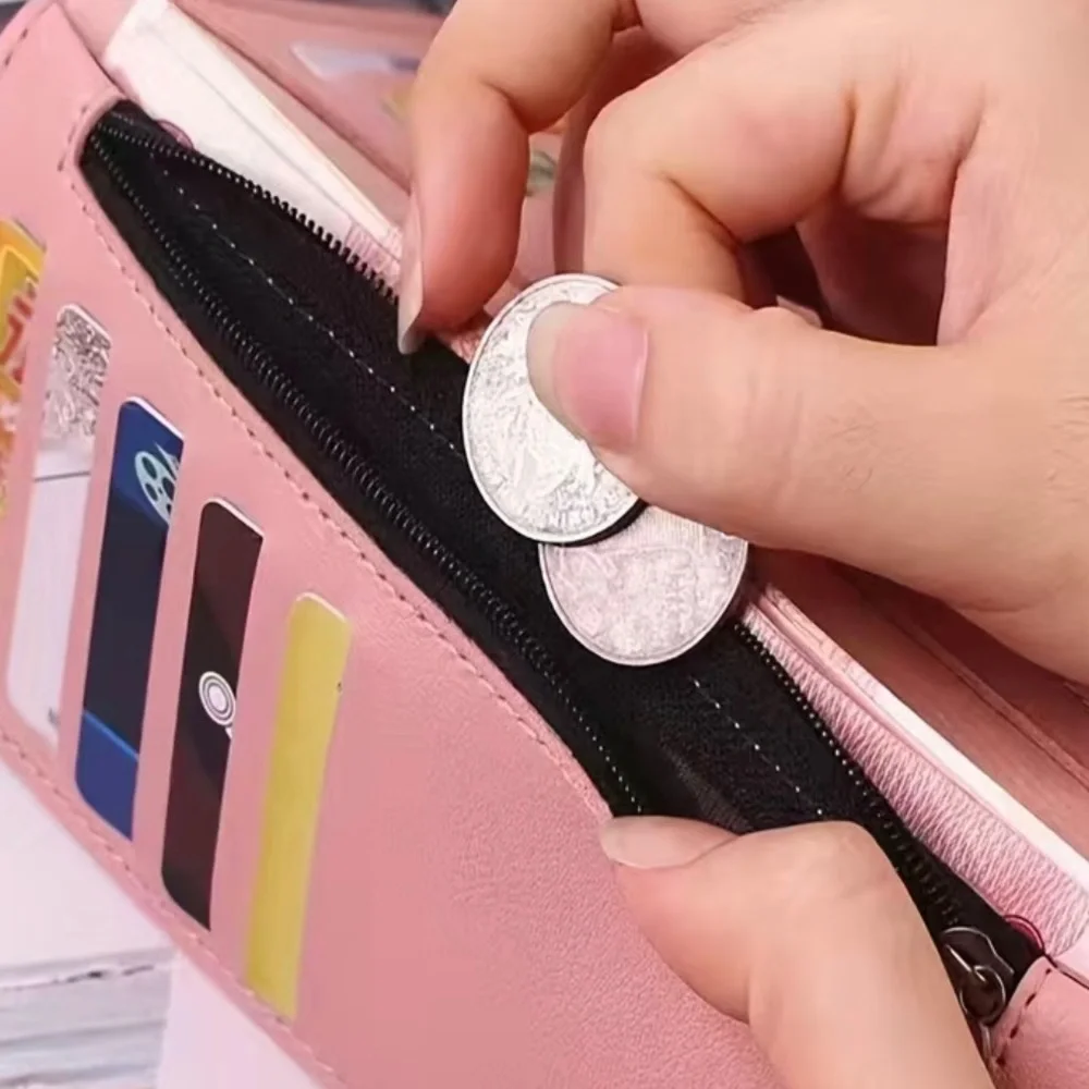 Brand New Elegant Red Trifold Wallet - Picture 4 of 5